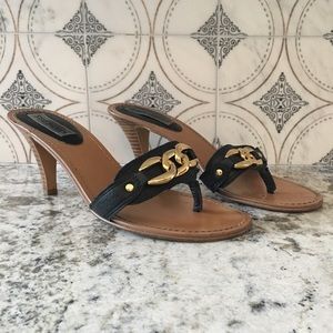 Steve Madden, black sandals